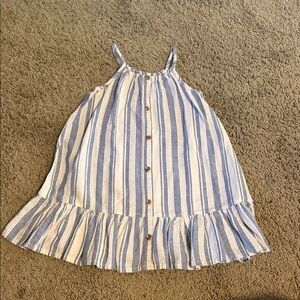 Old Navy Blue and White Striped Sundress